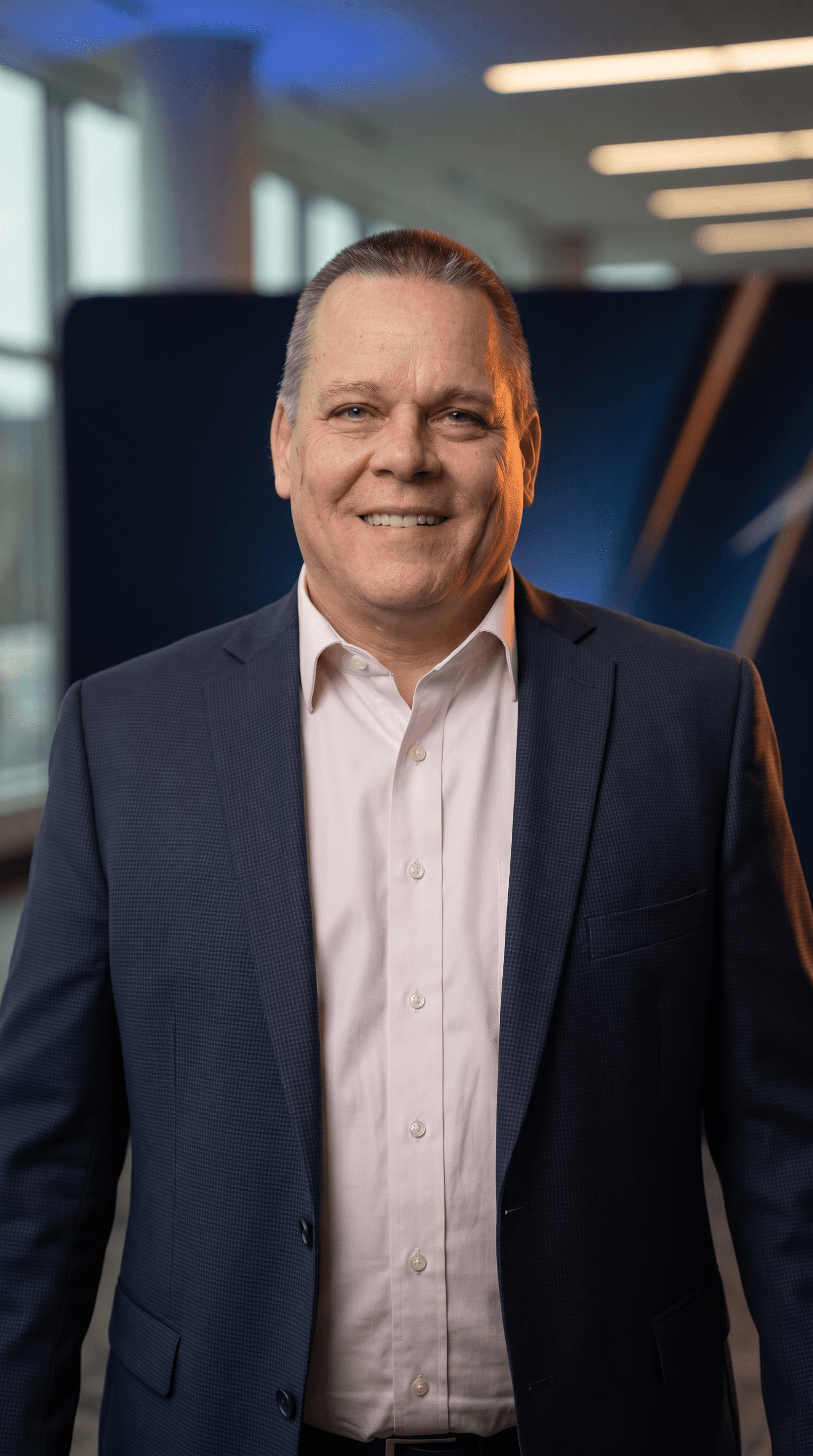 Steve Wormer — coaching in a modern office setting